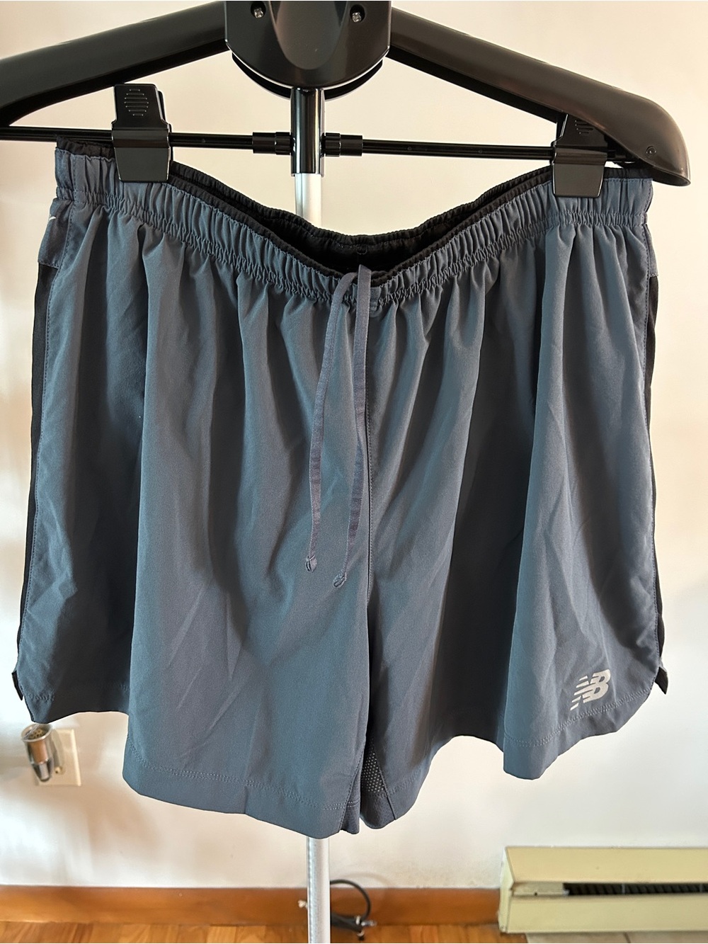 New Balance Women's Slate Gray Athletic Running Shorts
